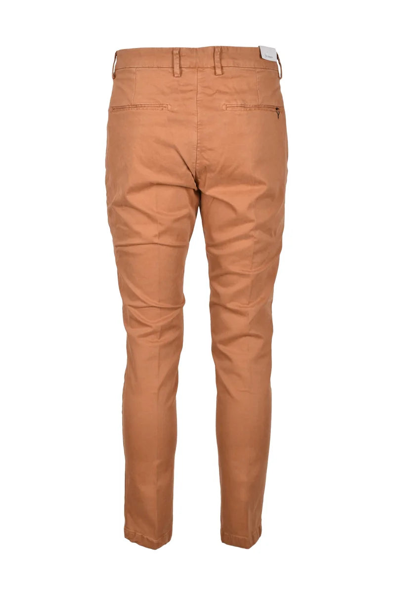 Yan Simmon Pantalone Cotone Stretch - Marrone