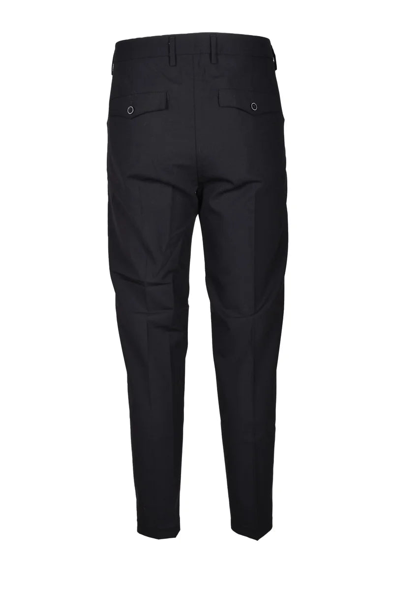Department 5 Pantaloni Lana Stretch - Nero