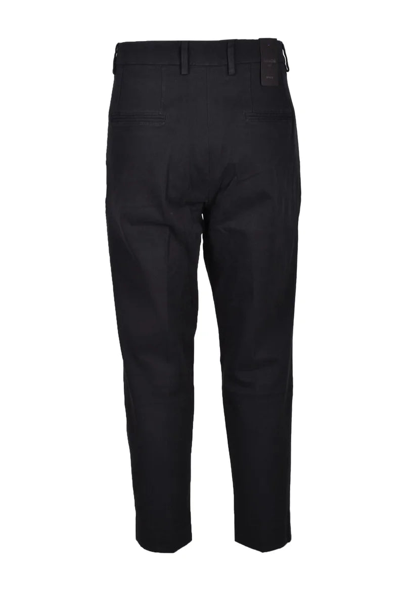 Golden Craft 1957 Pantaloni Stretch Cotone - Nero