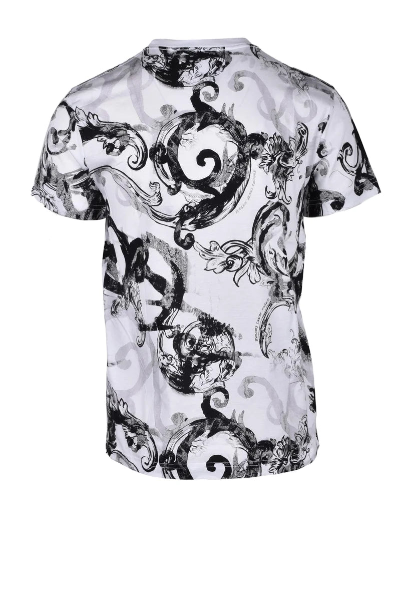 Versace Jeans Couture T-shirt Cotone - White/Yellow