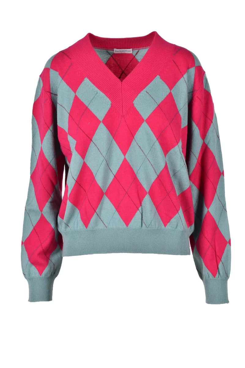Ballantyne Fuchsia/Green Sweater