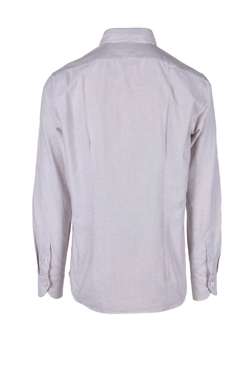 Baturo Camicia Bianco/Marrone