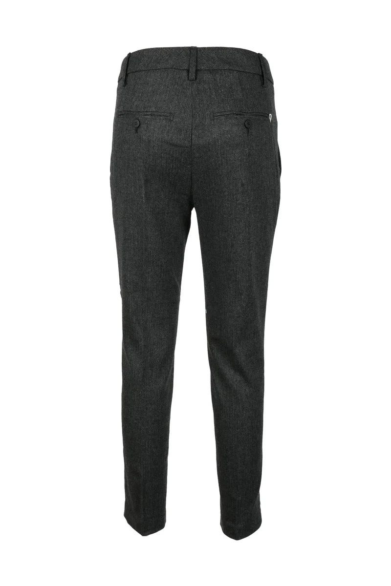 Dondup Pantaloni Lana Stretch - Grigio