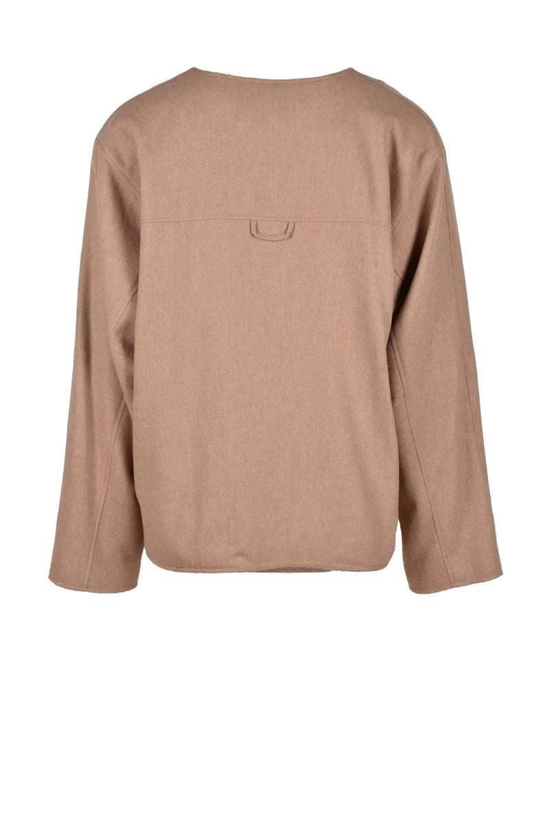 Adish Giacca Lana e Nylon - Beige