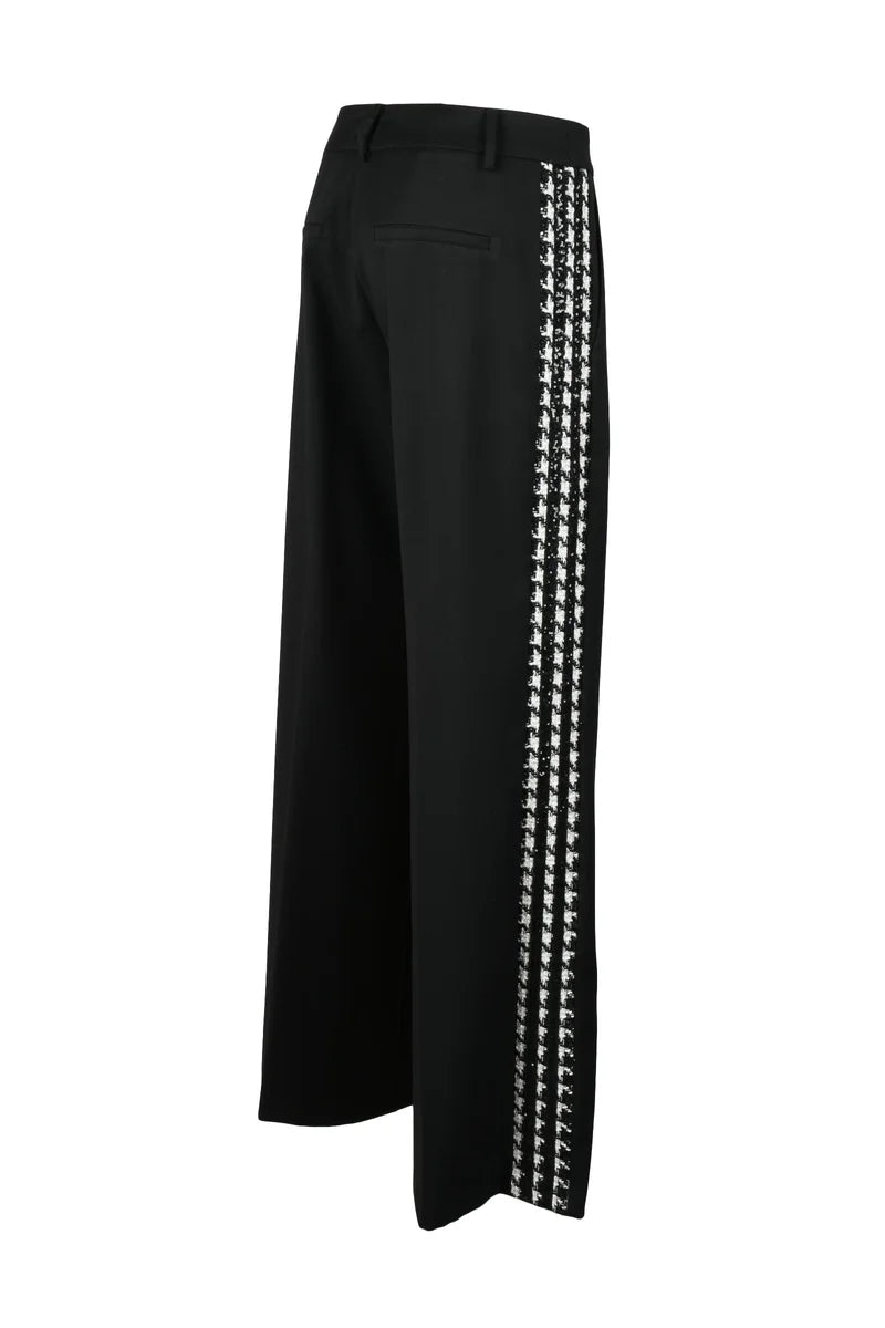 Spell By Access Fashion Pantalone Poliestere Rayon Spandex - Nero