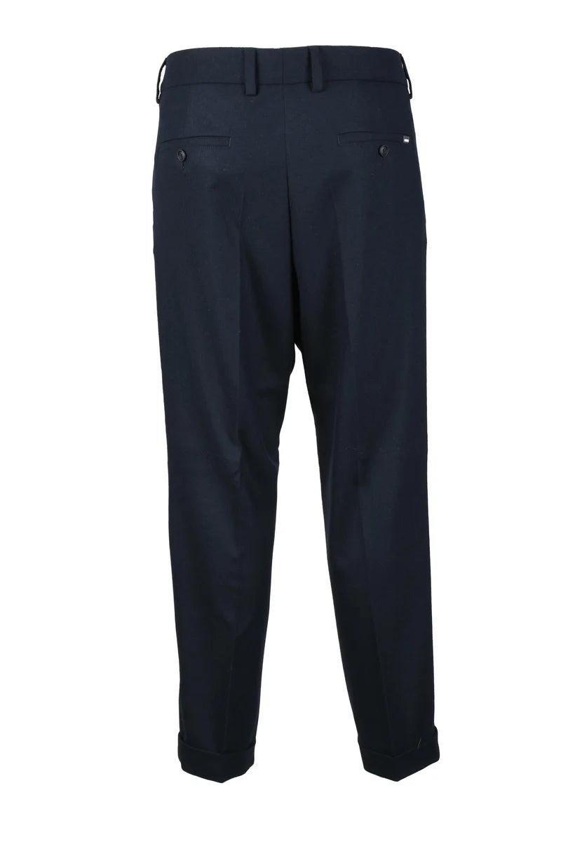 BOSS Pantalone Tessuto Misto - Blu