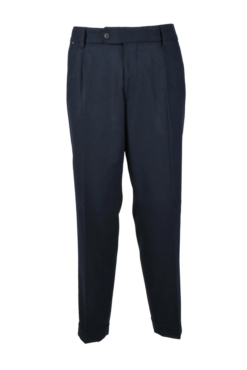 BOSS Pantalone Tessuto Misto - Blu