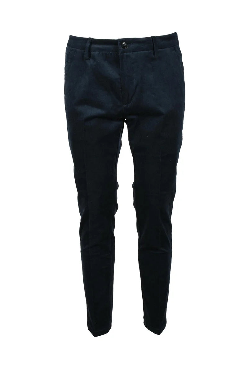 Yan Simmon Pantalone Cotone Stretch - Blu Notte