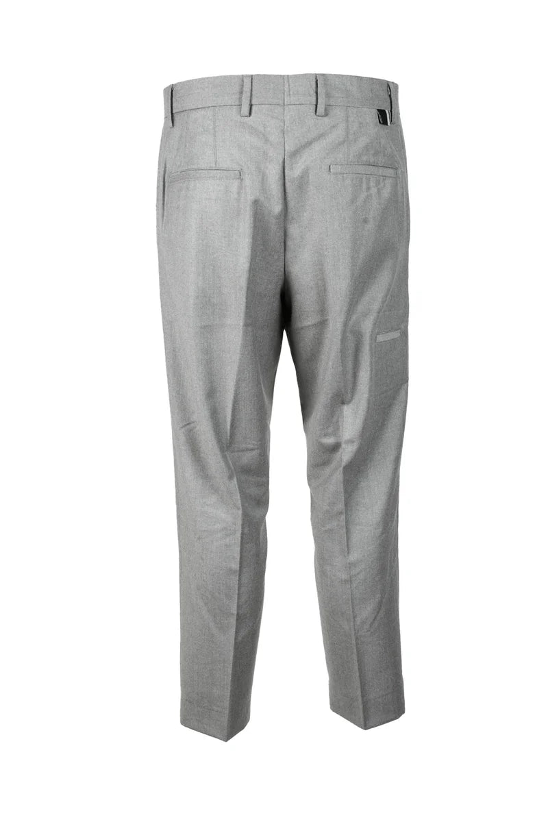 Low Brand Taupe Virgin Wool Trousers
