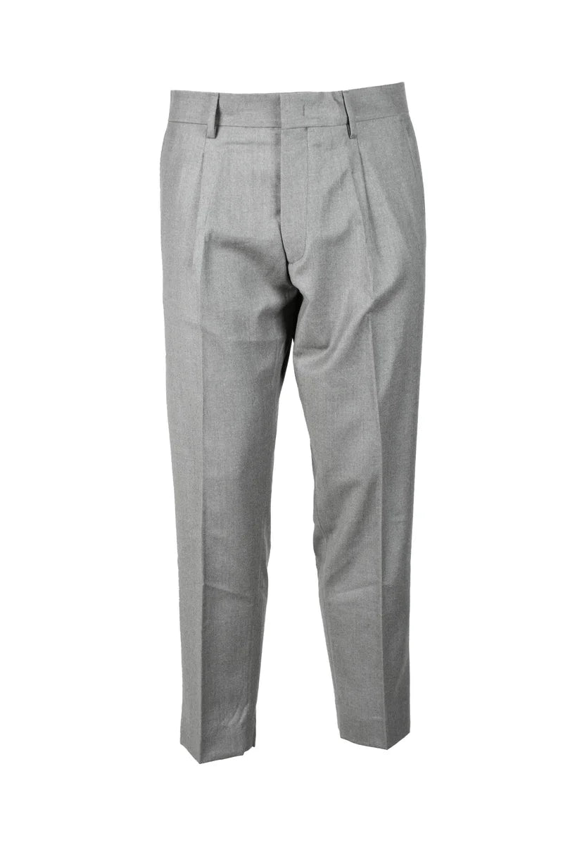 Low Brand Taupe Virgin Wool Trousers