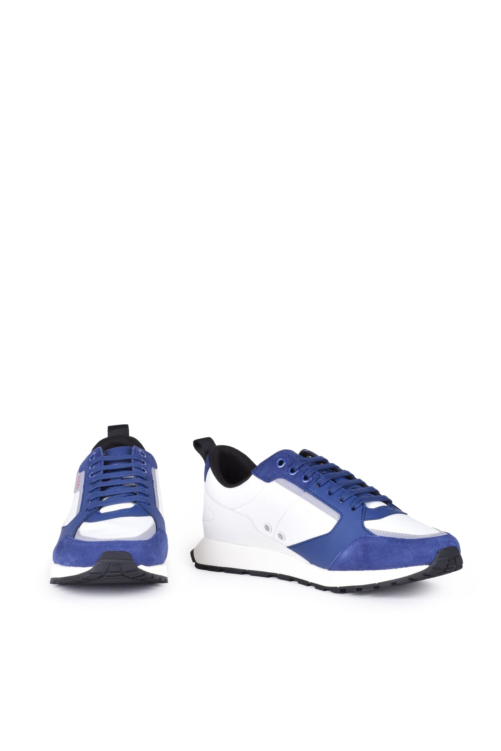 Sneakers basse Hugo in pelle e gomma
