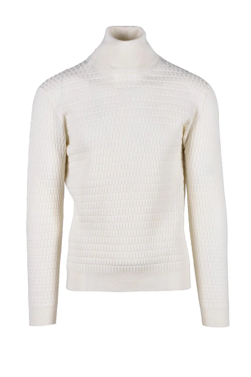 The Pull* Maglione Lana Merino - Bianco