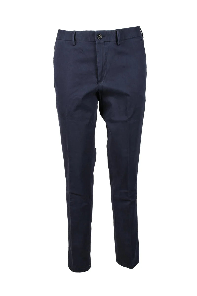 Lebole Pantalone Cotone Stretch - Blu