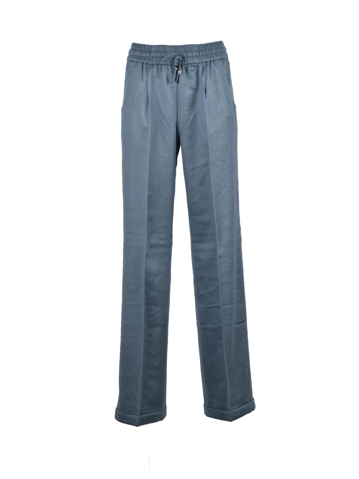 Kiton Pantalone Cashmere Stretch - Verde Salvia