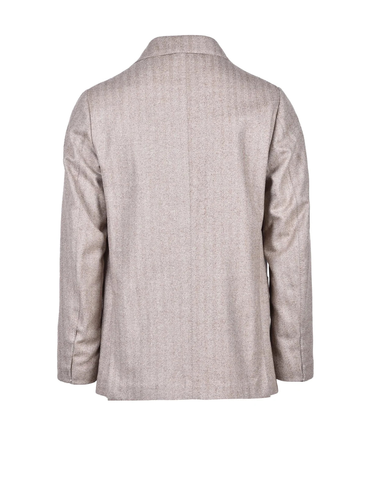 Luigi Borrelli Napoli Giacca Lana Vergine - Marrone