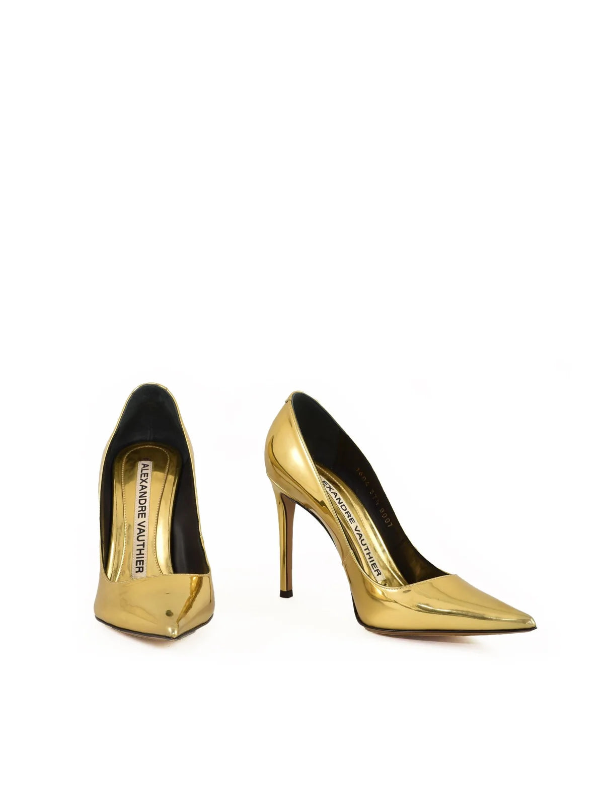Alexandre Vauthier Décolleté Oro 10cm