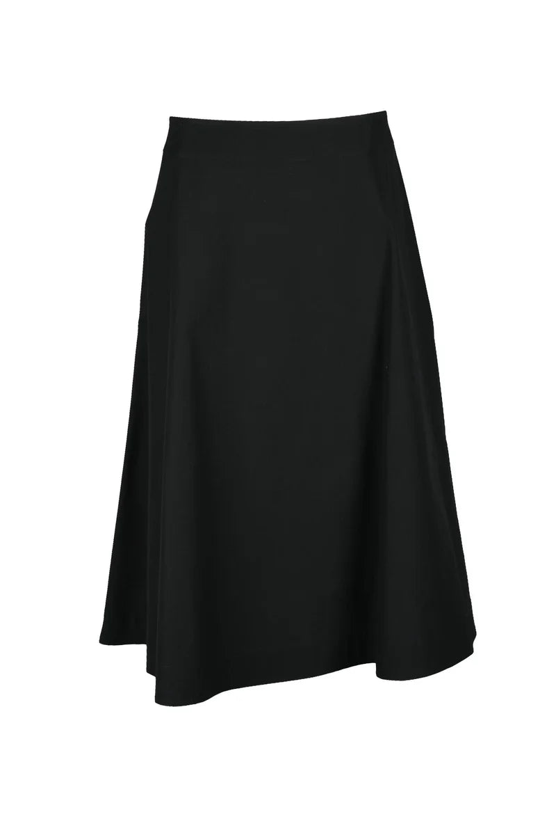 Bottega Veneta Gonna Longuette Cotone - Nero