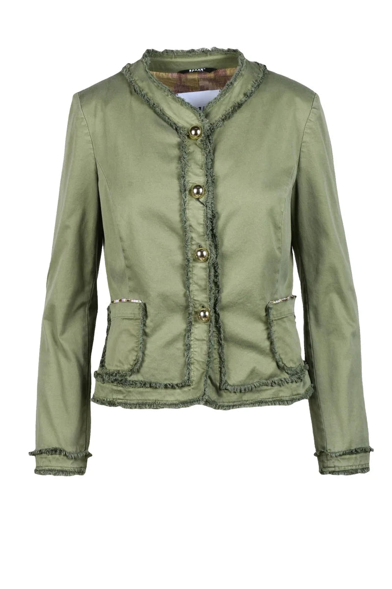 Bazar Delux Giacca Blazer Cotone - Verde