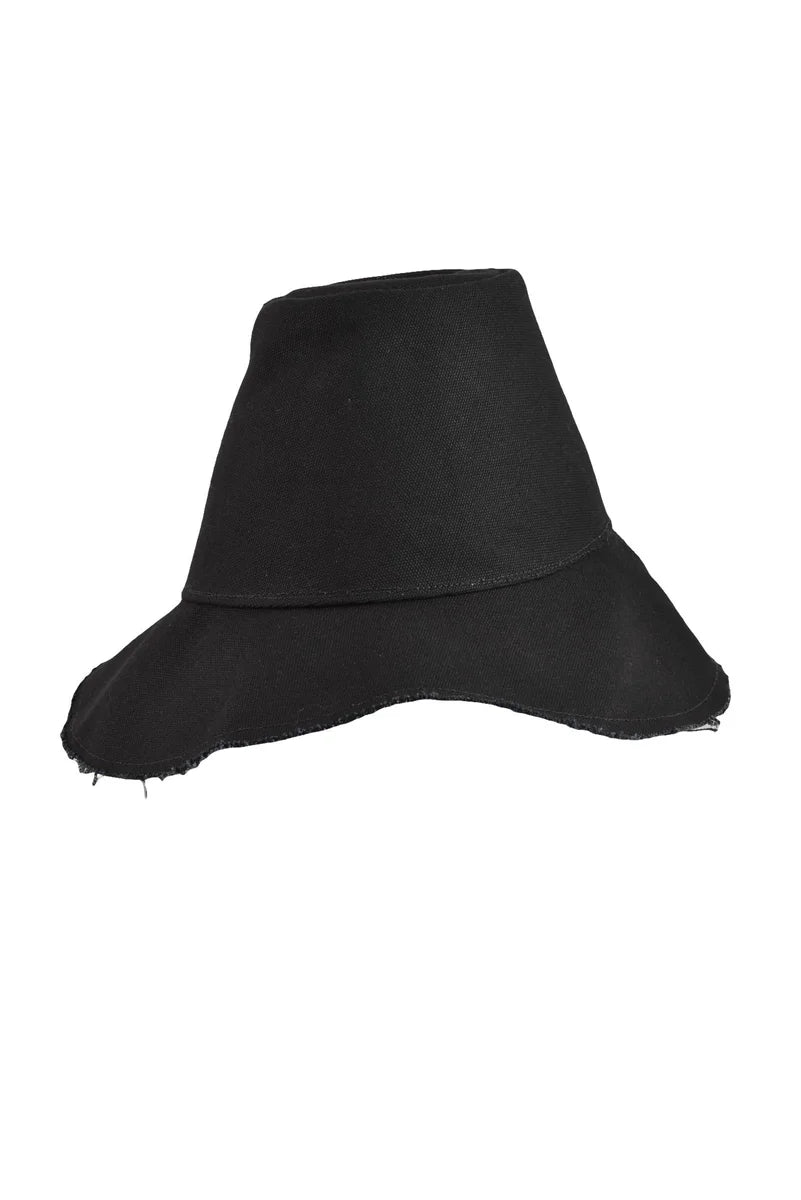 Chloe Canvas Cap - Black