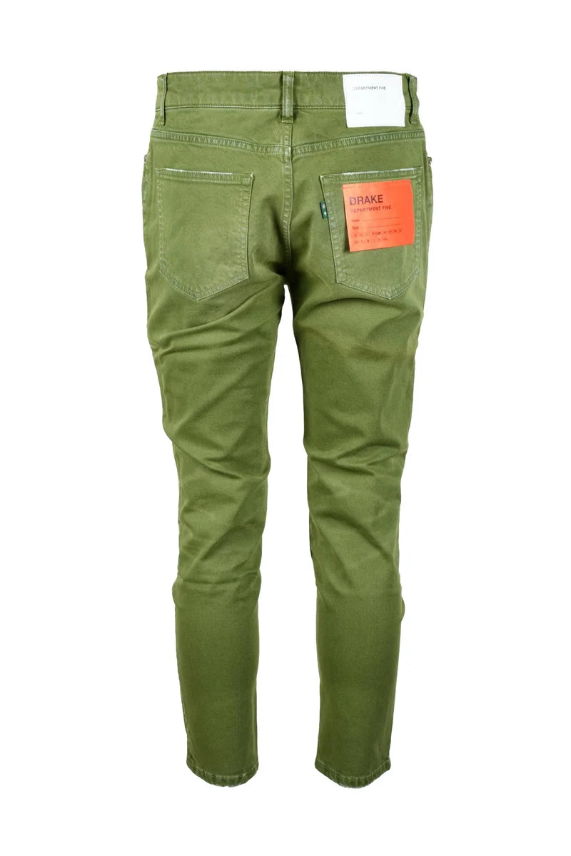 Department 5 Jeans Cotone Stretch - Verde