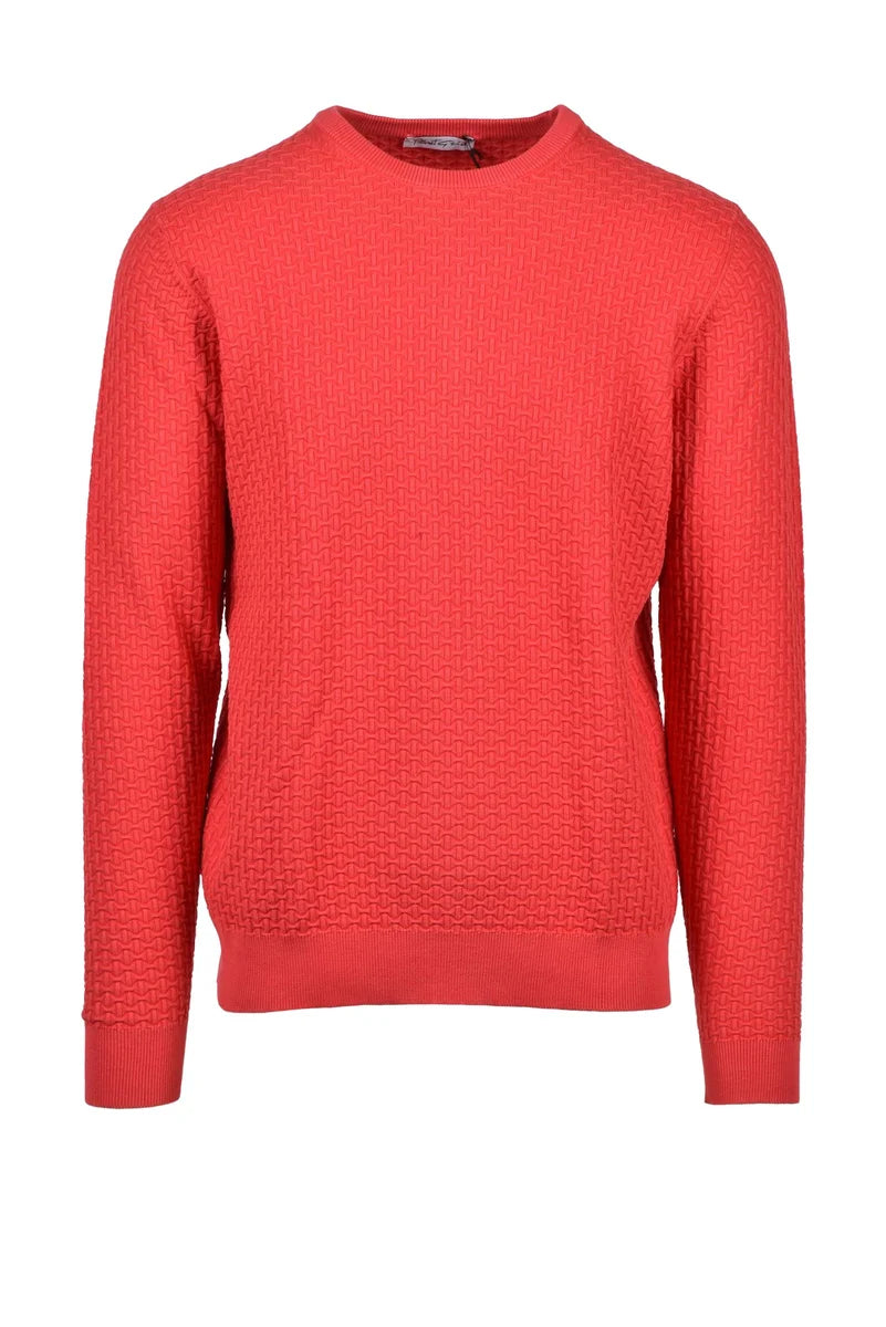 Planet Grid Maglia Polo - Rosso