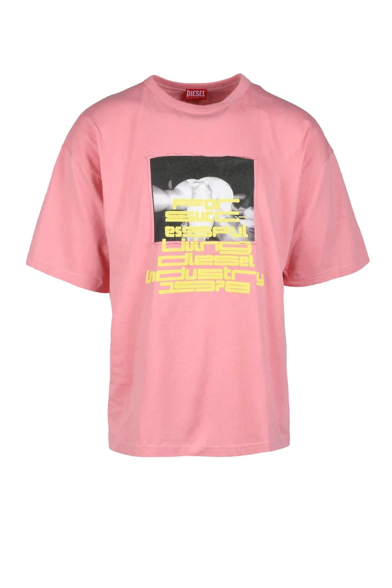 Diesel T-shirt Girocollo - Rosa