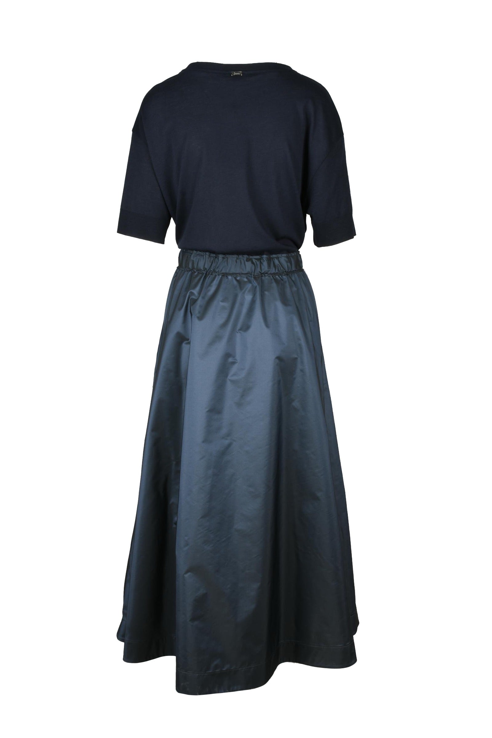 Herno - Langes Kleid aus Lyocell und Baumwolle für Damen