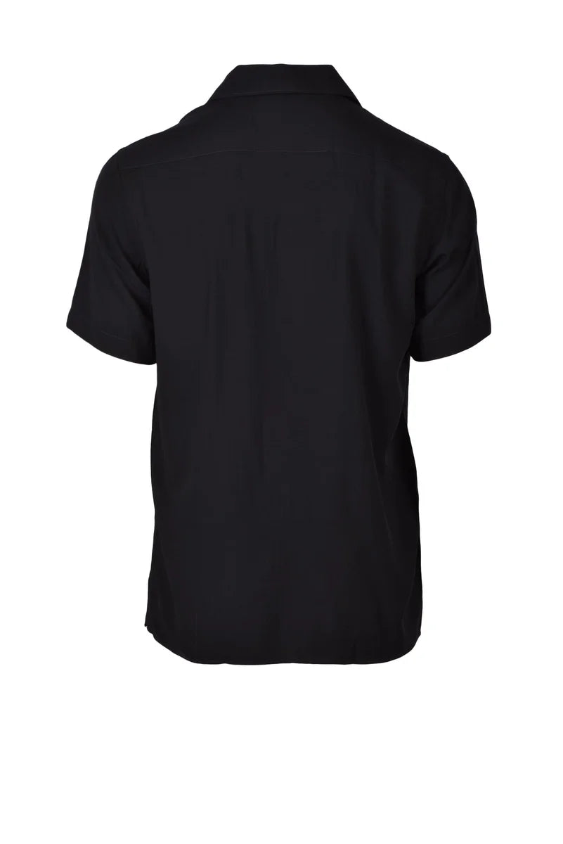 Deuxieme Camicia Viscosa - Nero