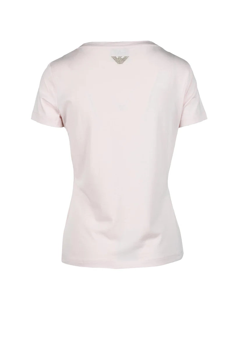 EA7 Emporio Armani T-shirt Cotone Modal Stretch - Rosa