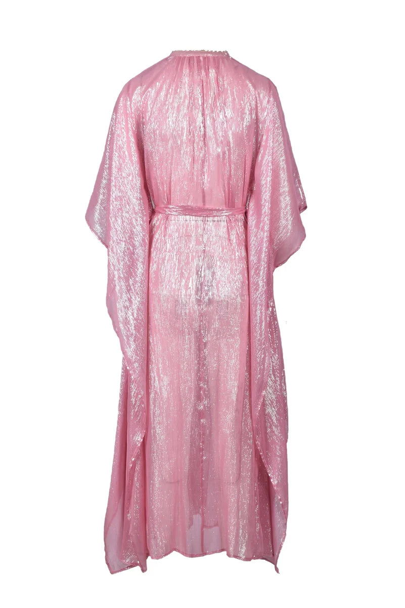 Forte_forte Soprabito Chiffon Laminato - Rosa