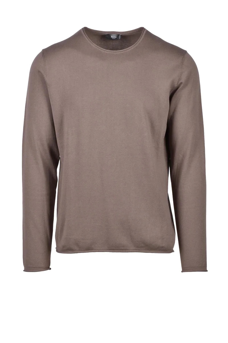 Fama Maglioncino Cotone - Marrone