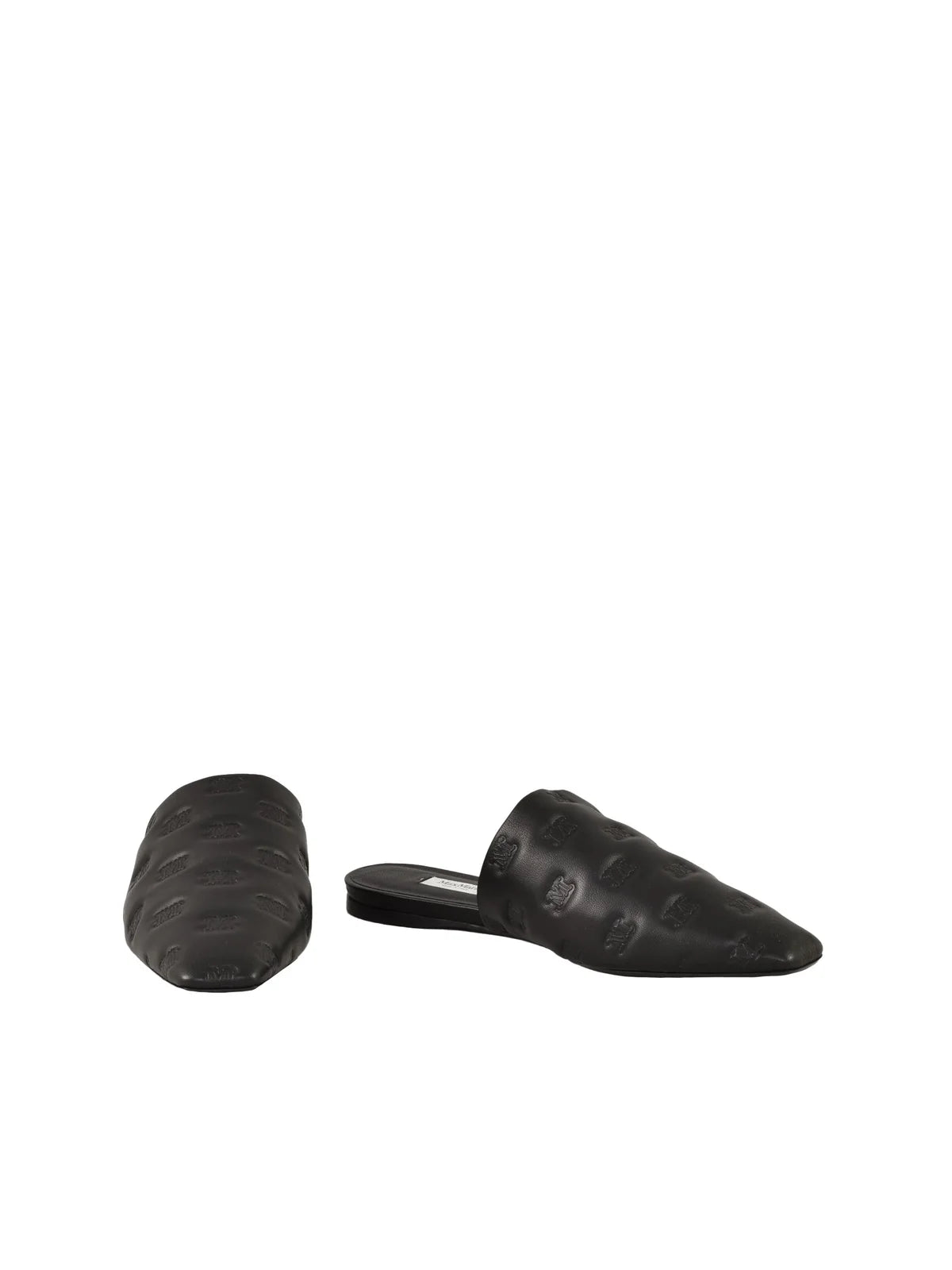 Max Mara Mule Pelle - Nero