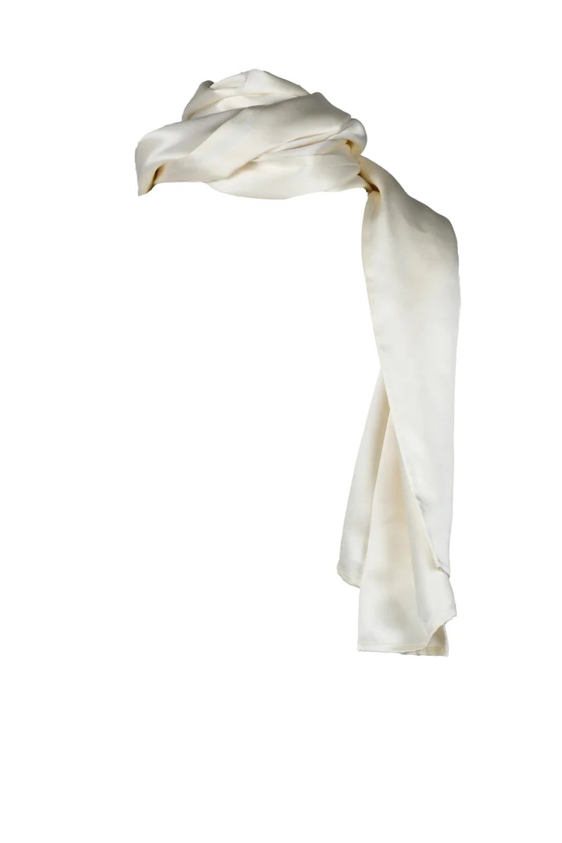 Magda Butrym Stola in Seta - Cream
