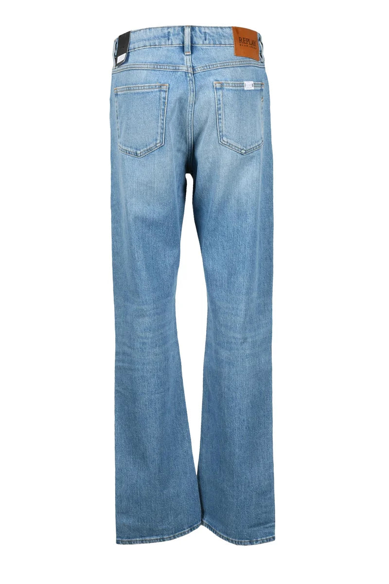 Replay Jeans Donna Cotone Stretch - Celeste