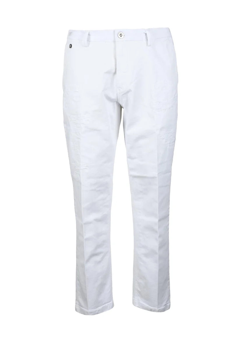Replay Jeans Uomo Cotone - Bianco