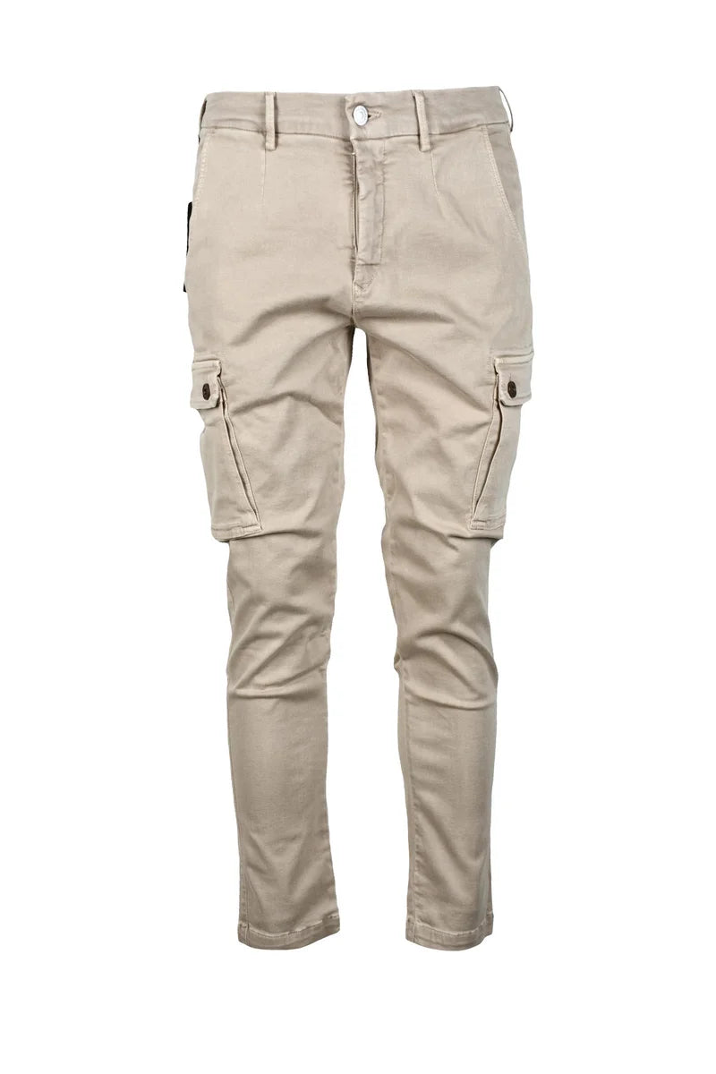 Replay Pantaloni Cargo Stretch - Beige