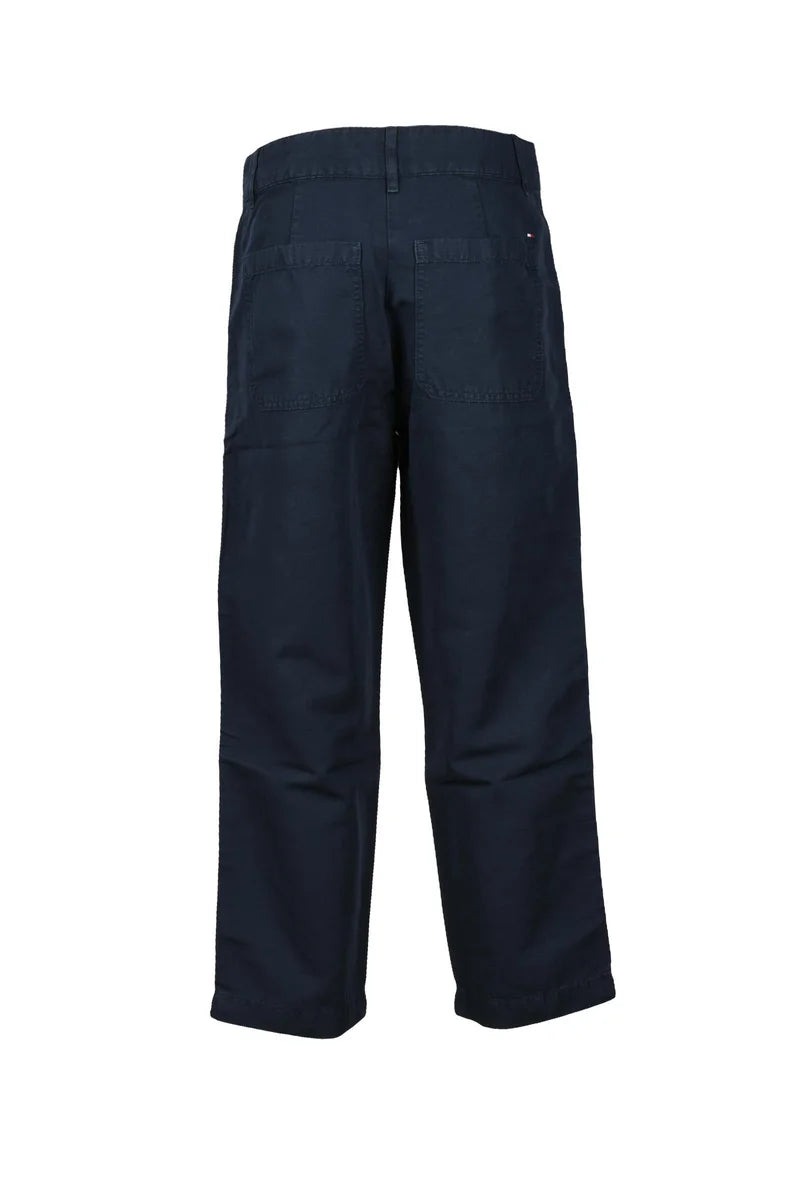 Tommy Hilfiger Pantaloni Cotone Lino - Verde