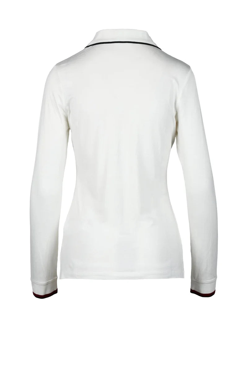 Tommy Hilfiger Polo Viscosa Elastan - Bianco