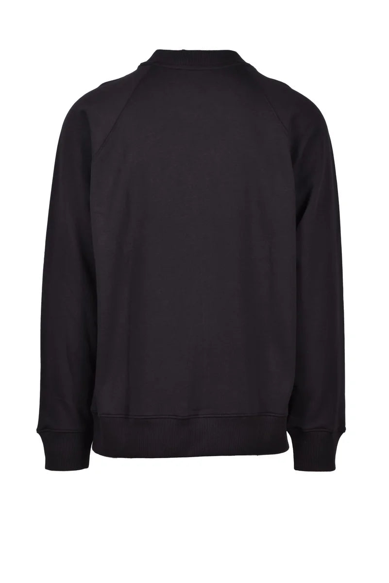 Versace Jeans Couture Felpa Cotone - Nero