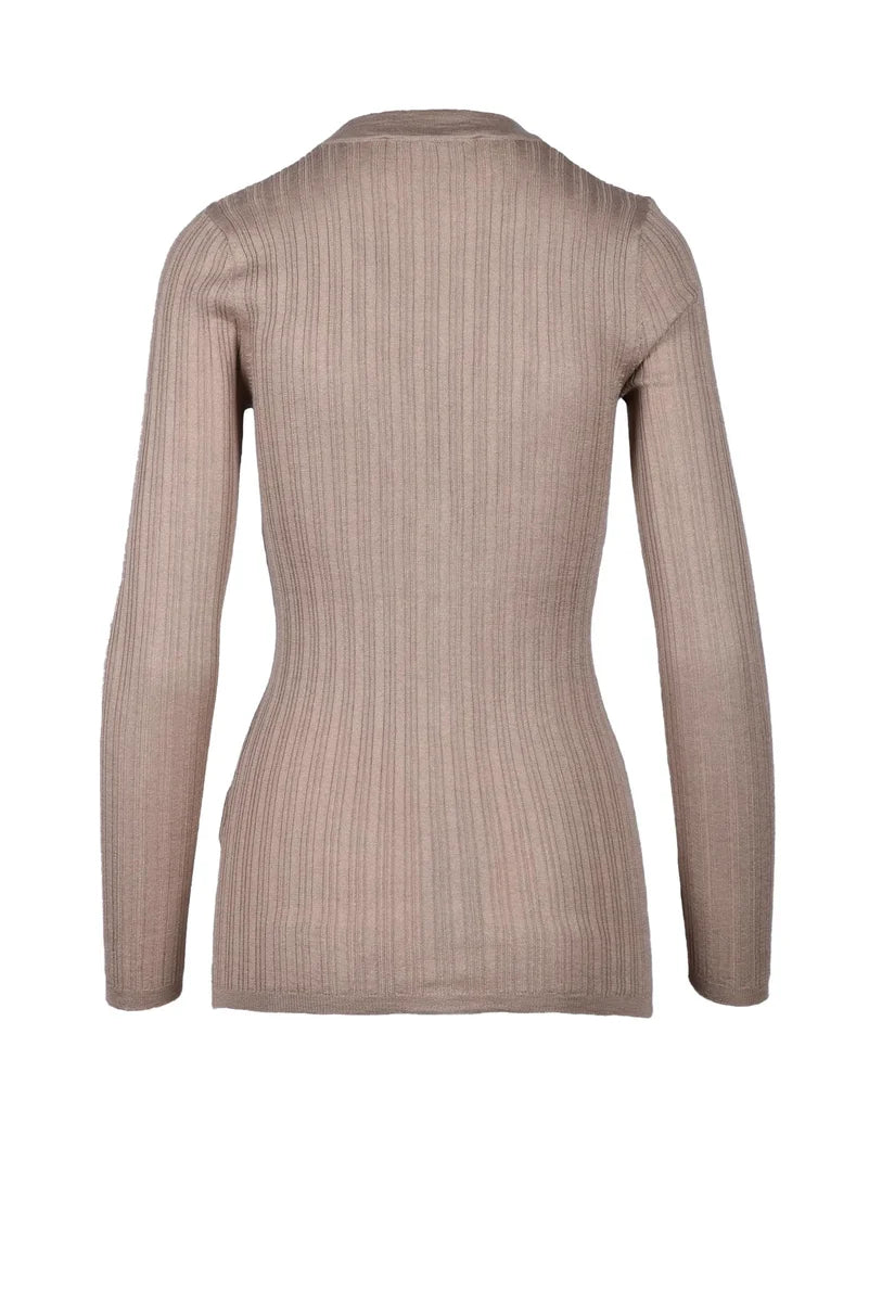 Wild Cashmere Cardigan Cannettato - Taupe