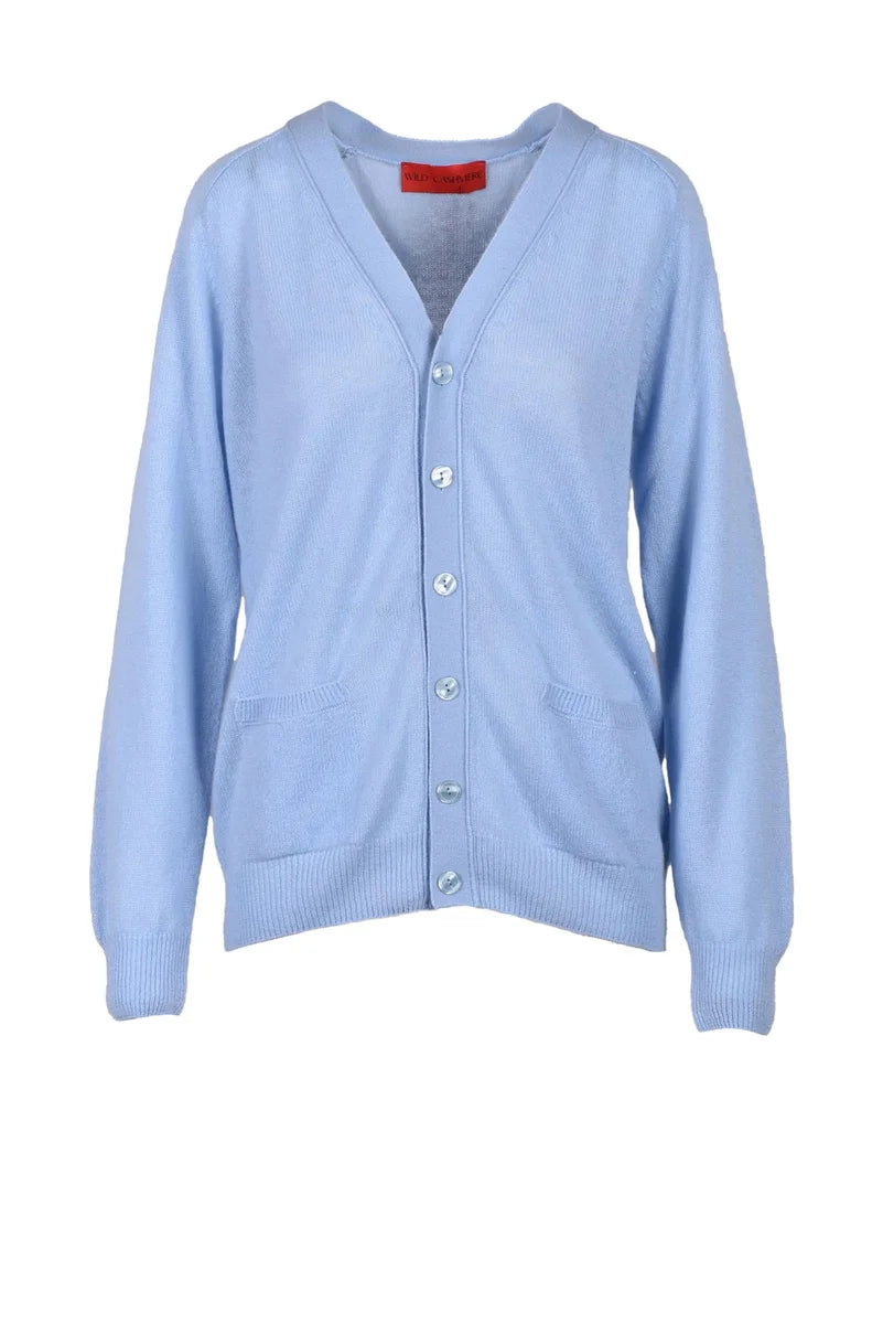 Wild Cashmere Cardigan 100% Cashmere - White