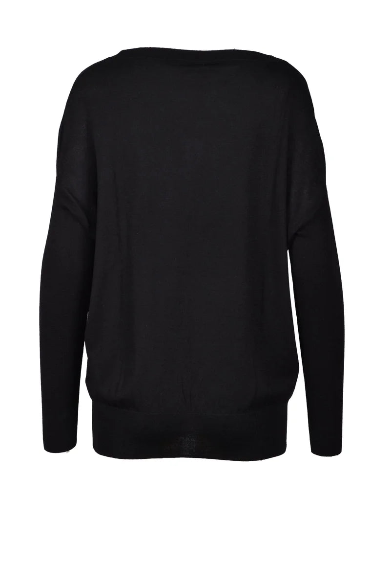 Wild Cashmere Maglia Seta e Cashmere - Nero