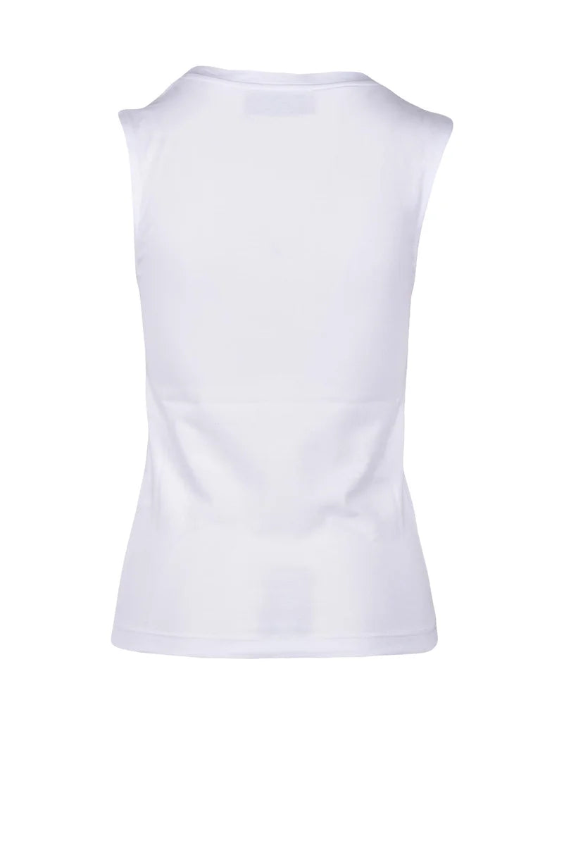 Wild Cashmere T-shirt Cotone ed Elastan - Bianco