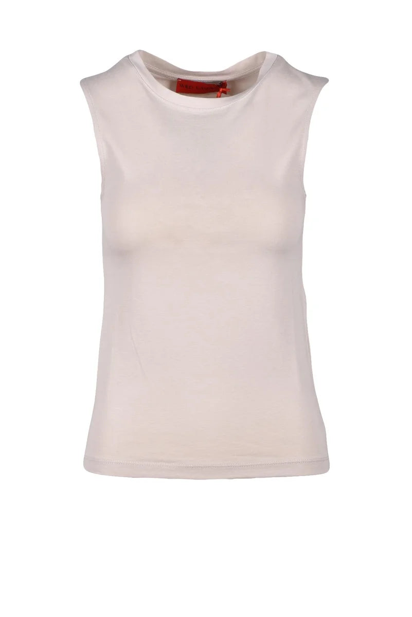 Wild Cashmere T-shirt Cotone ed Elastan - Beige