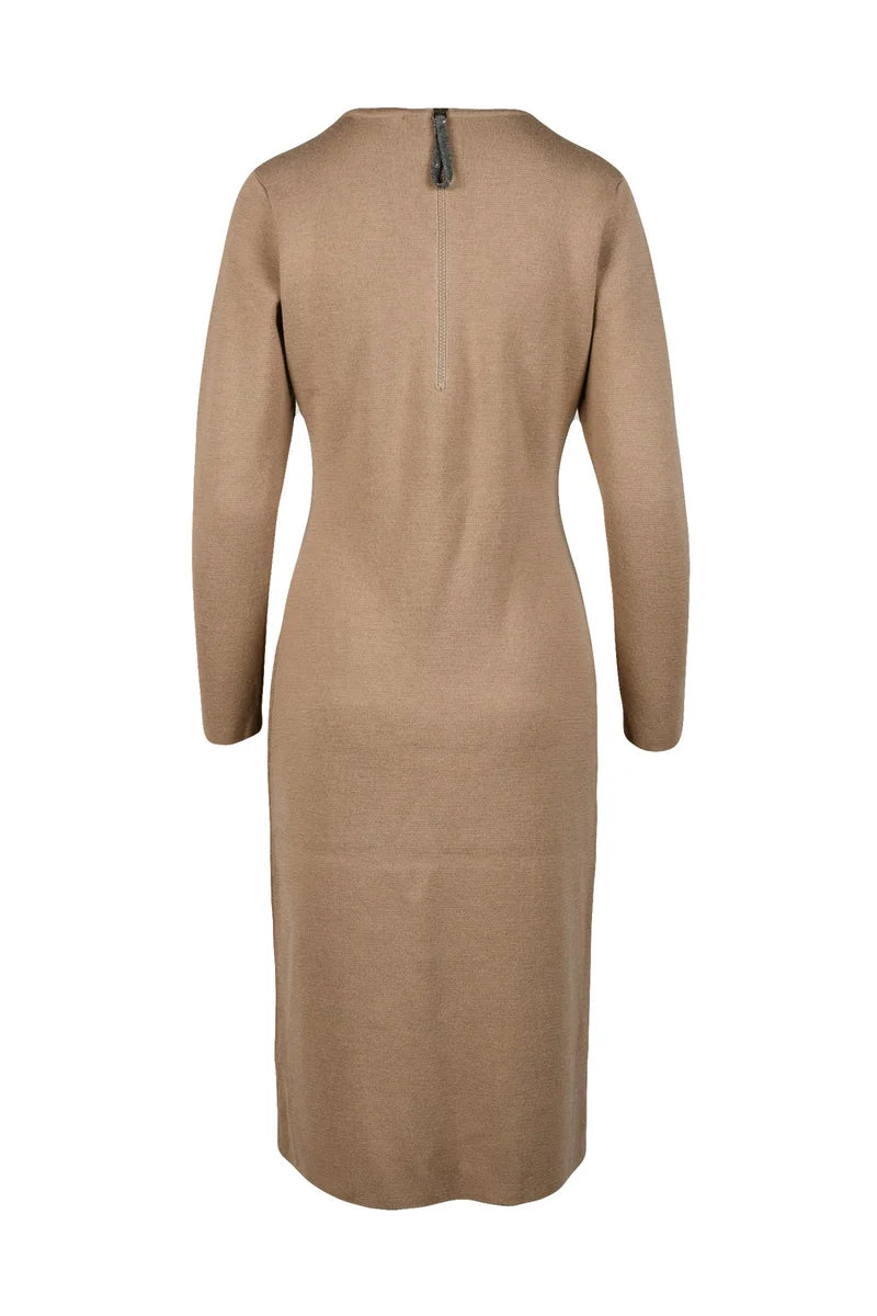 Fabiana Filippi Abito Maglia Lana - Beige