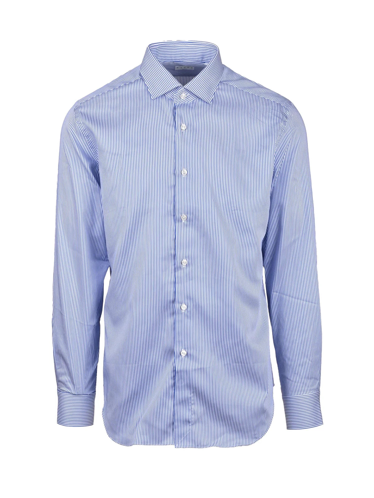 Xacus Camicia Classica - Bianco/Blu