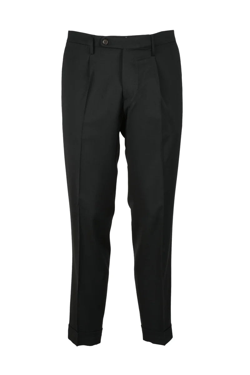 Michele Carbone Pantalone Lana Vergine - Nero