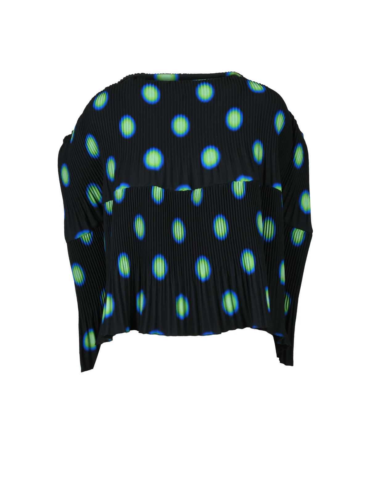 Maison Margiela Blusa Plissettata Poliestere - Nero