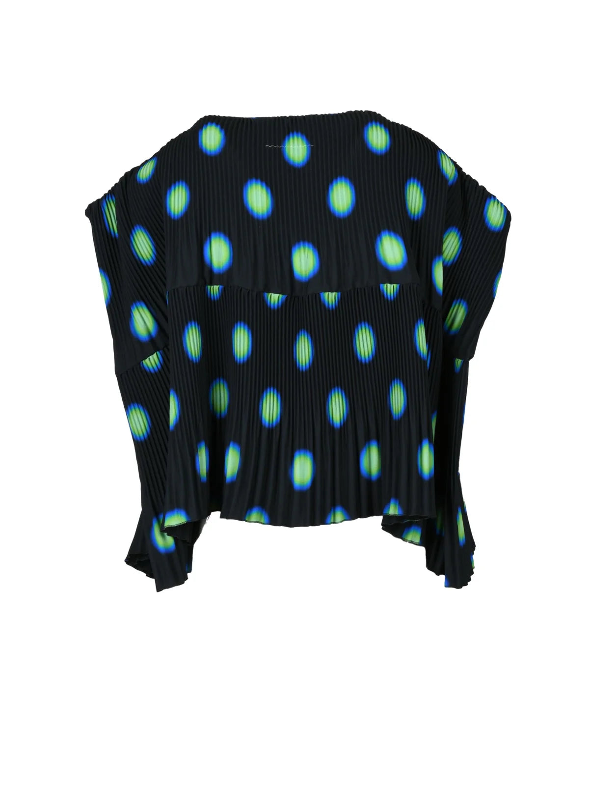 Maison Margiela Blusa Plissettata Poliestere - Nero