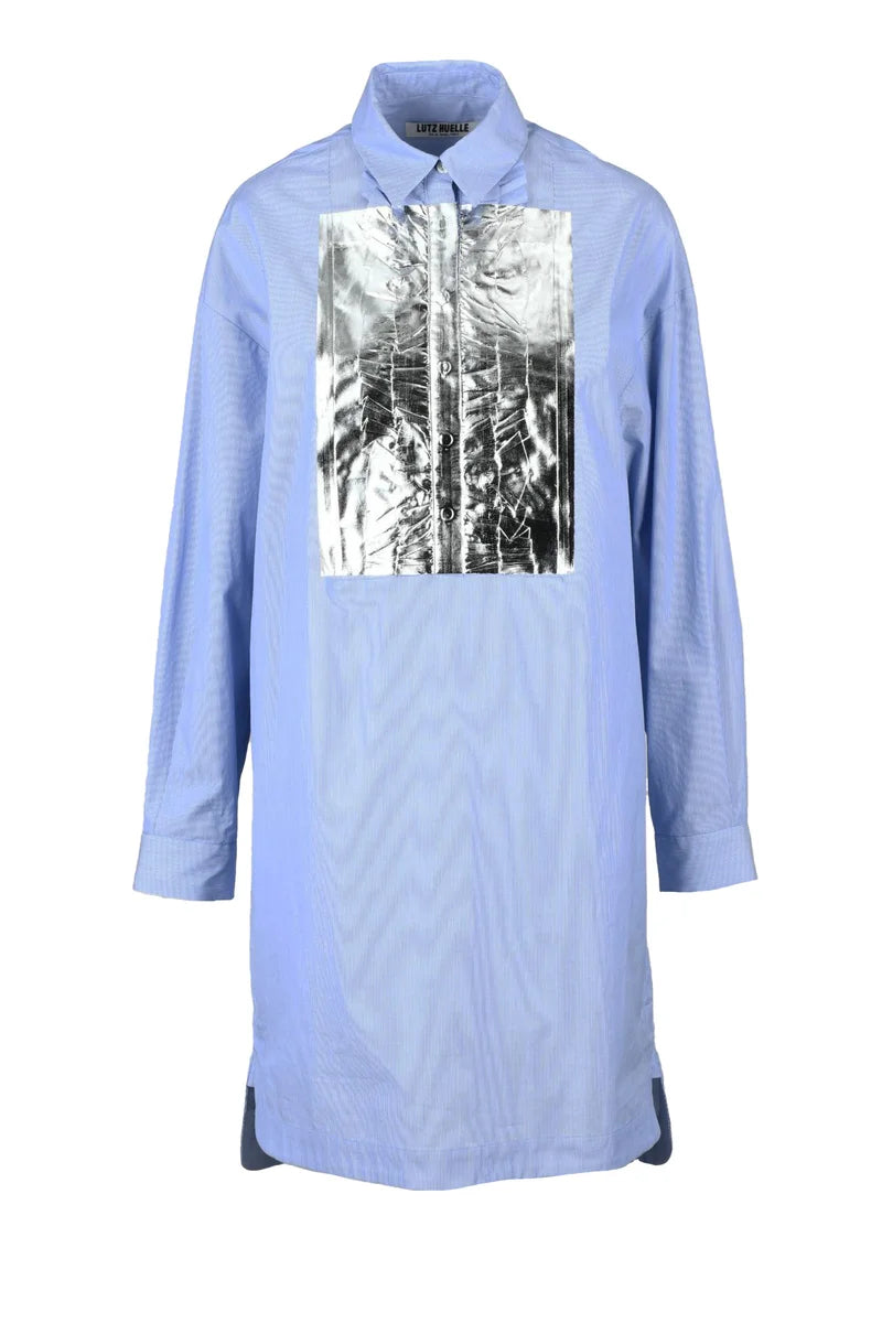 Lutz Huelle Camicia - Blu